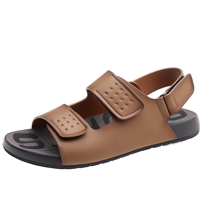 Nuevas sandalias de moda boutique transfronterizas para hombres, sandalias de calidad para interiores y exteriores, zapatos de playa transpirables casuales británicos