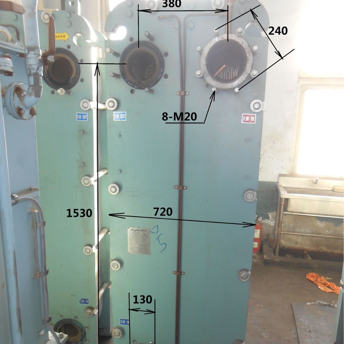 新远原厂全新板式冷却器  HT152HM-1P-85