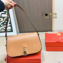 Y高级包女杨树林Voltaire box腋下包半月形肩背包半月包真皮牛皮