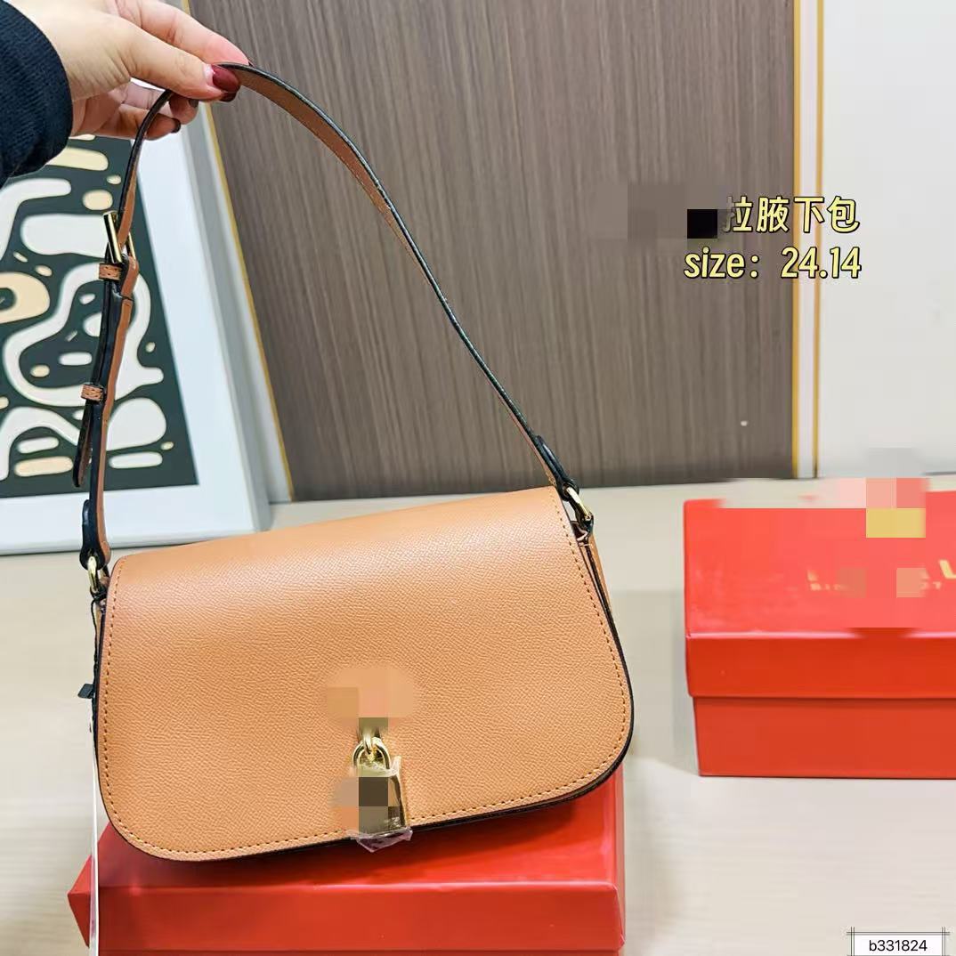 Y高级包女杨树林Voltaire box腋下包半月形肩背包半月包真皮牛皮