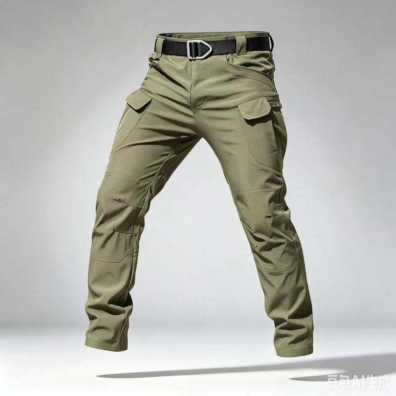 Outdoor Archon Softshell Tactical Pants, Stretchy Fleece-Lined Fabric, Urban Trousers, Military Enthusiast IX7 Multi-Pocket Work Pants