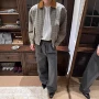 宽松直筒男女显瘦西裤