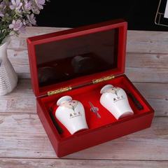 新商品チベット紅花包装箱透明陶磁器双瓶10グラム-20グラム入ギフトボックスメーカー現物卸売り