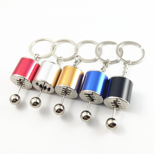【Kunou】Creative Shift Lever Keychain Car Manual Shift Model Small Gift Shift Relief Toy
