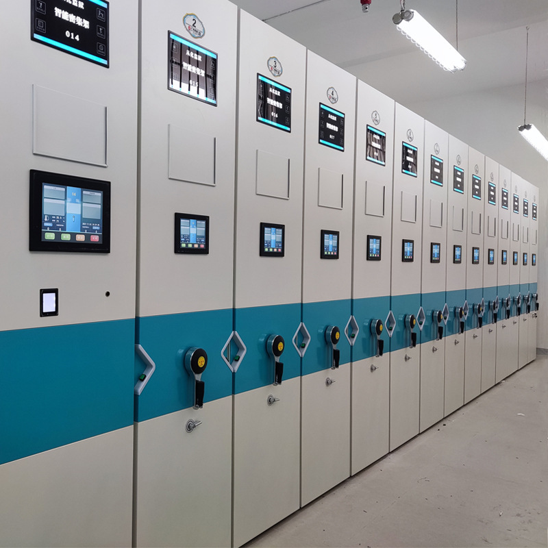 Zhenyue Guangdong Intelligent Compact Cabinet Factory Direct Mobile Hand-held Accounting Voucher Data File Compact Shelf