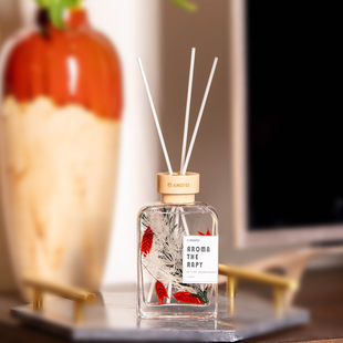 Angfei Fire-Free Aromatherapy Essential Oil Gift Box Set Home Indoor Rattan Dried Flowers Hotel Fragrance Ornaments Bedroom Perfume