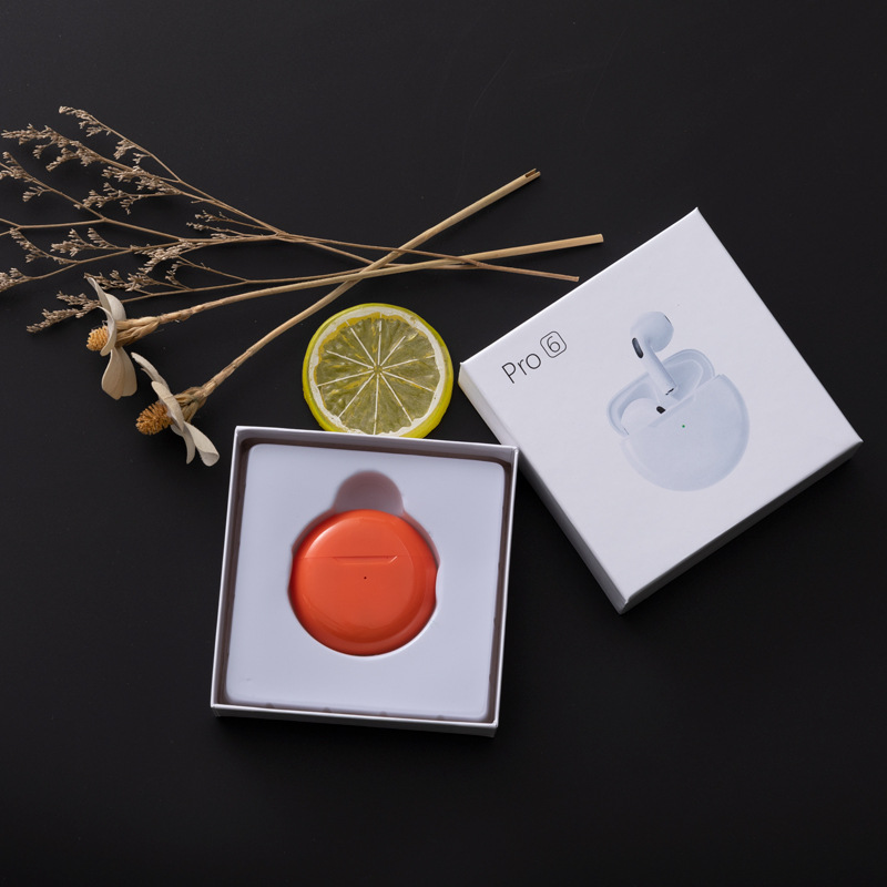 Nuevos auriculares Bluetooth Pro6 auriculares estéreo inalámbricos TWS en el oído macaron J6 auriculares Bluetooth de seis generaciones