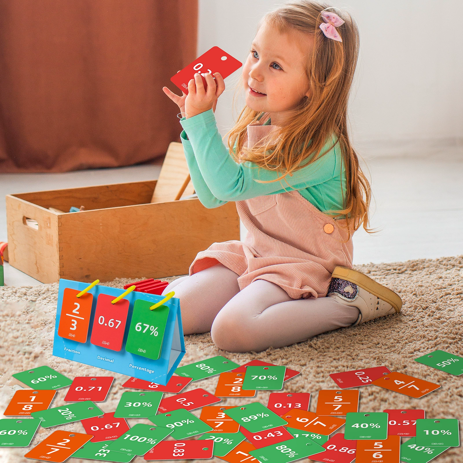 Cards, interactive cognitive card for teaching maths, new collection, training, early education, for children and parents