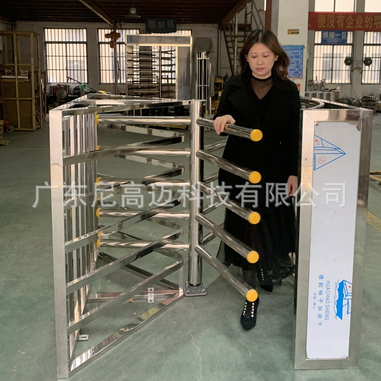 医院人工自控单向门 通道进出引流导向器 景区超市入口手动旋转门