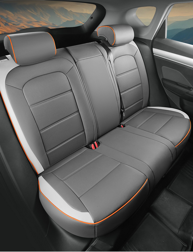 New Model Car-Specific Geely New Binyue Full Leather Car Seat Cushion, Full Surround Seat Cover, Universal Car Seat Cover for All Seasons