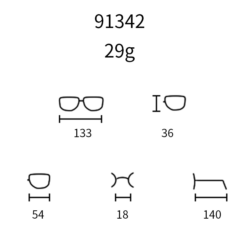 91342 gafas de medio marco ultraligero para hombres miopía marco de ojos puede equiparse con grados de gran cara gran marco de gafas de luz plana