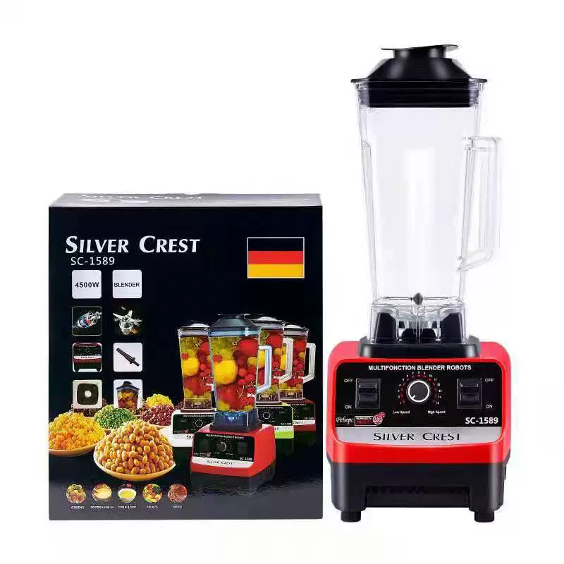 Blender with large capacity, dual cups, multifunction high-speed blender, ice crusher, food processor, grinder
