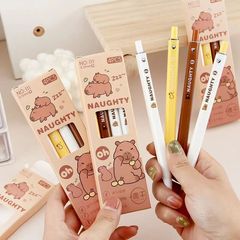 Capybara Watercolor Cute Boxed Pen ST High-Quality Water Pen Student Learning Stationery