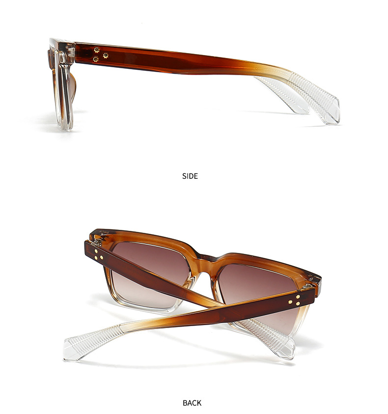 Nouvelles lunettes de soleil carrées papillon pour hommes, défilé de mode européen et américain, lunettes de soleil à la mode, lunettes de soleil transfrontalières 3407_voghion.com