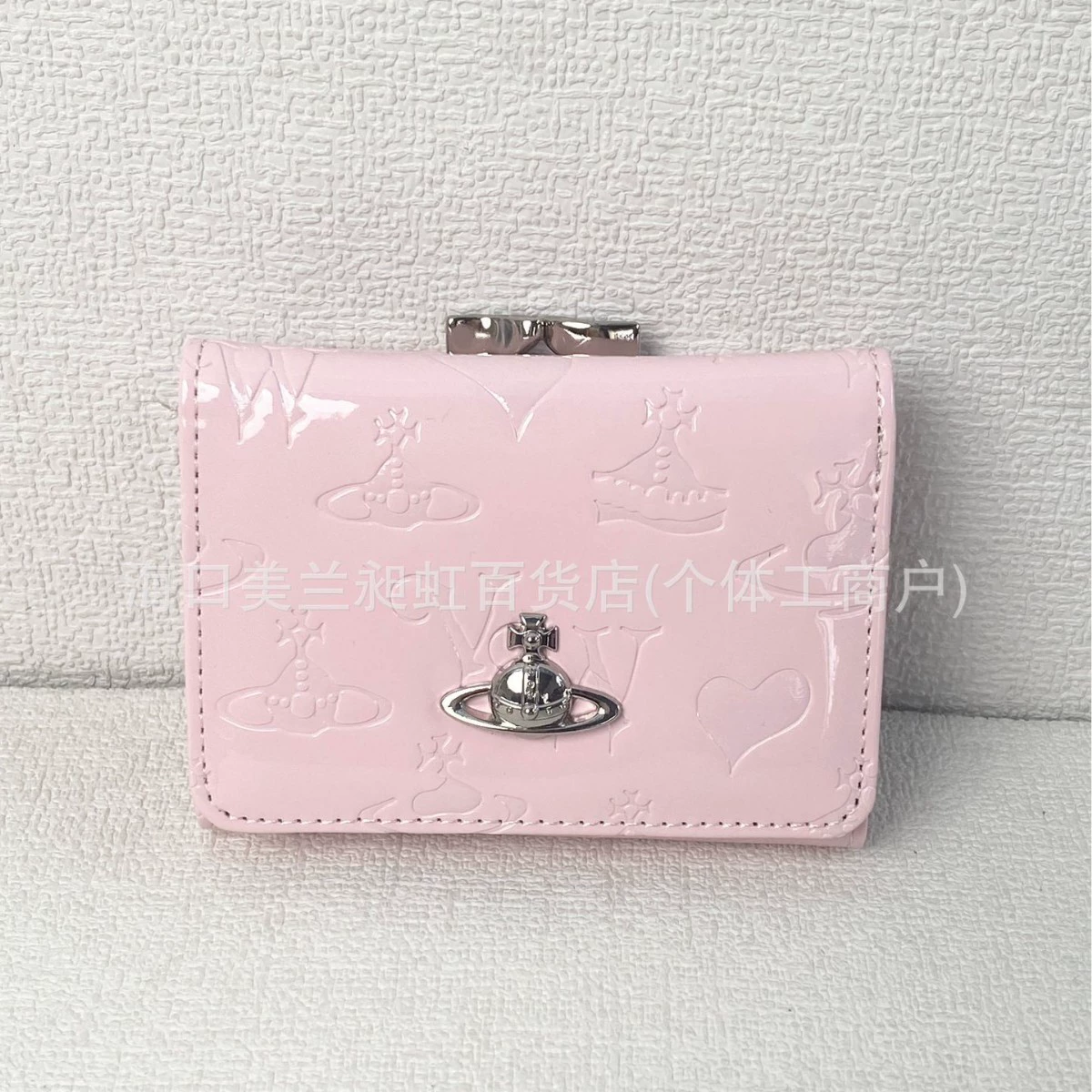 2026 Новый кошелек Queen Mother Saturn Tri-fold Wallet Coin Purse Bag Simple Multi-Card Slot Storage Bag