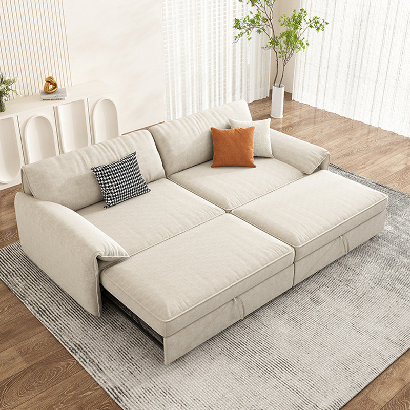 Modern Simple Foldableing Sofa Bed Small Apartment Living Room Multifunctional Retractable Sofa Bed Dual Purpose Sofa Bed