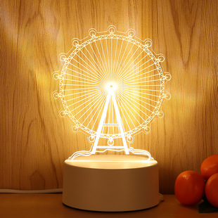 Night lamp table lamp bedside lamp bedroom led energy-saving plug-in girl birthday girl heart