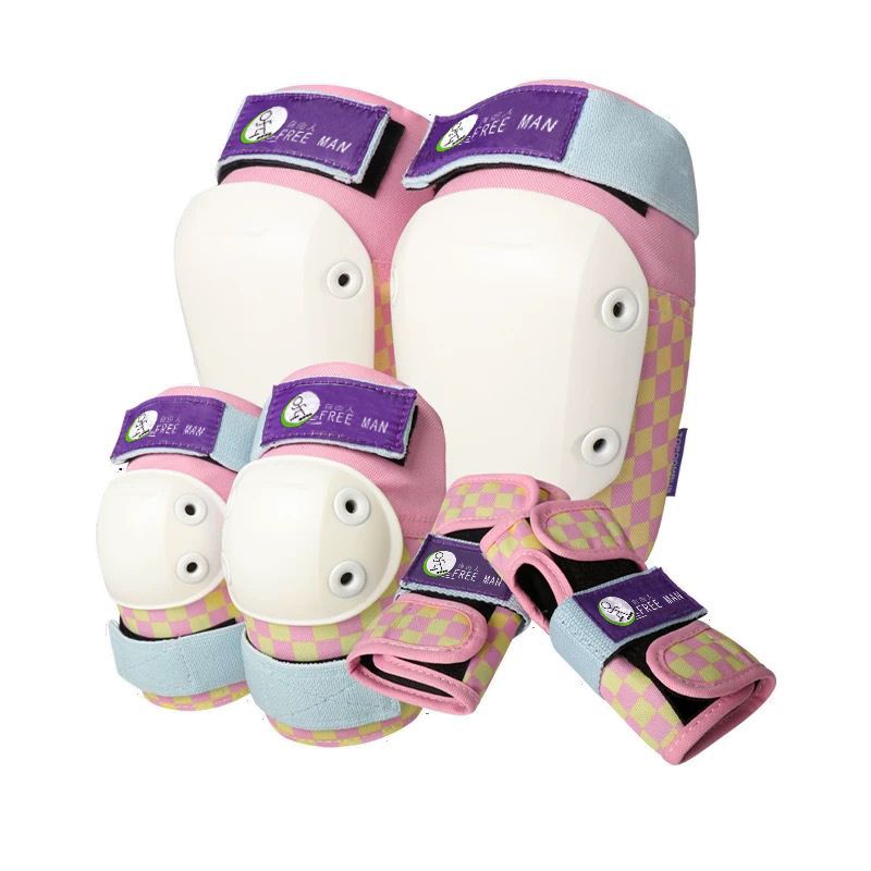 Fábrica al por mayor patineta equipo de protección de patinaje sobre ruedas rodilleras para niños equipo anti-caída equipo de protección de patinaje de esquí equipo de protección 718 equipo de protección