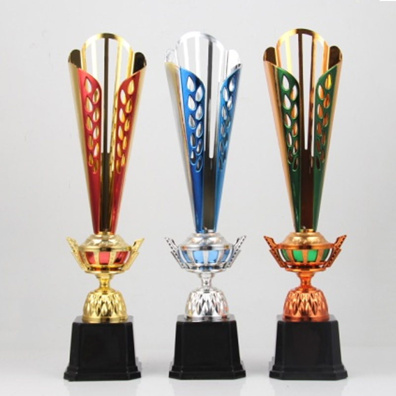 Fábrica de demostración nuevo trofeo hueco universal estudiante Premio DE LA EMPRESA Premio trofeo logotipo personalizado gratis