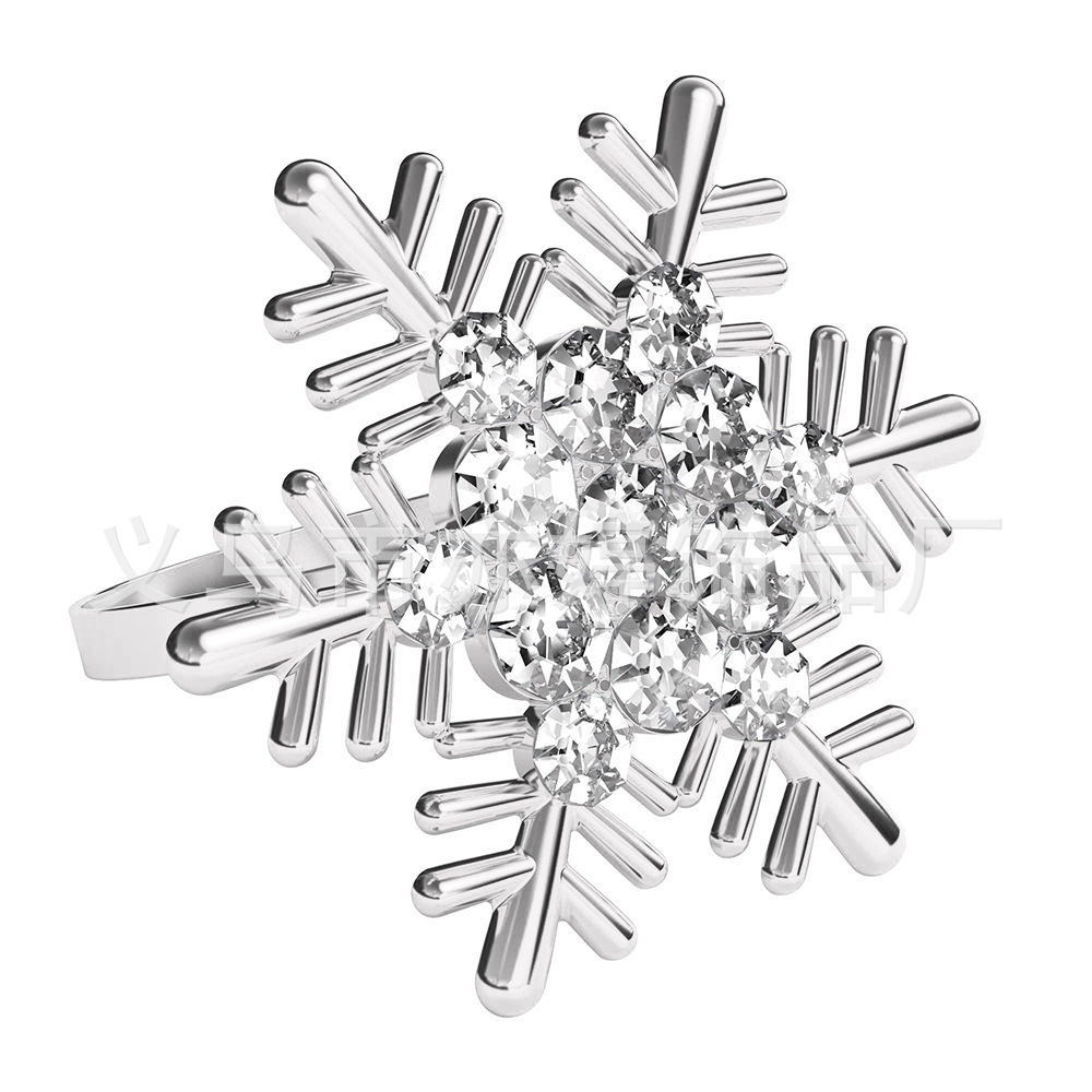 Copo de nieve de plata del diamante