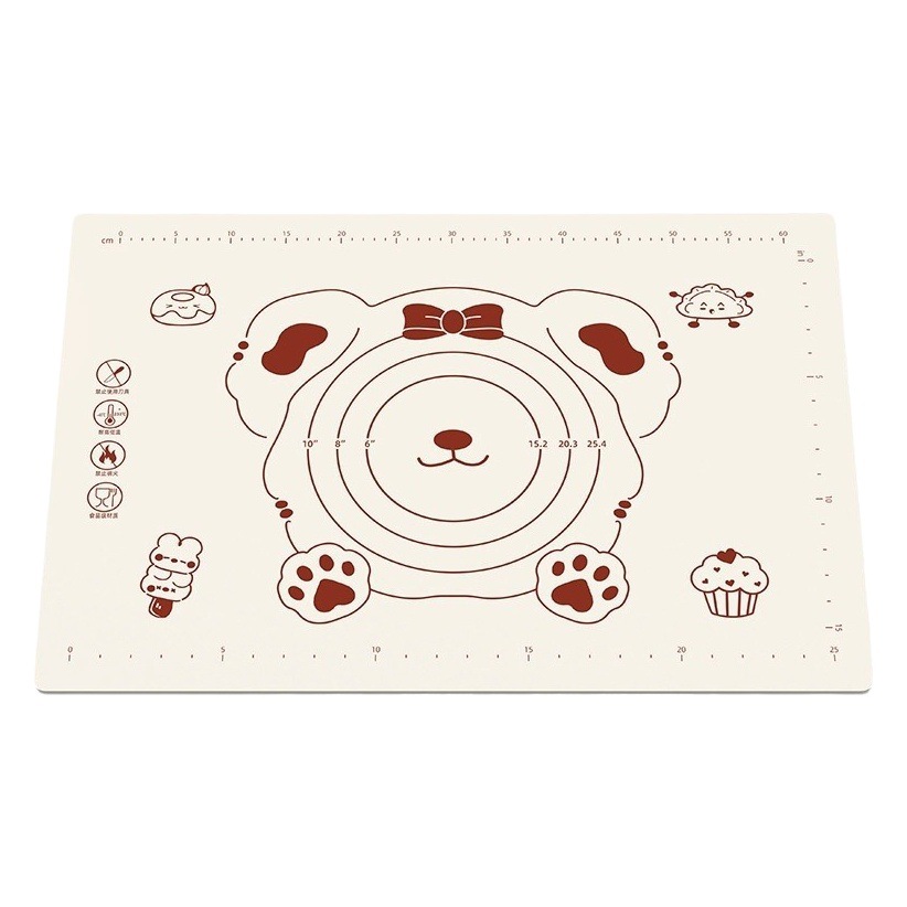 Silicone Kneading Mat Food Grade Thickened Mat Panel Making Dumplings and Mat Household Mat Factory Direct Supply