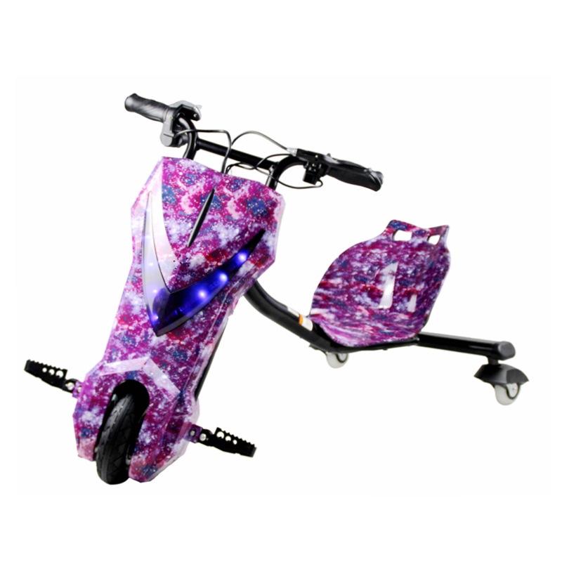 Venta caliente de los niños eléctricos coche de deriva de tres ruedas de bebé puesto cuadrado adulto regular coche de cola cochecito de alquiler fabricante