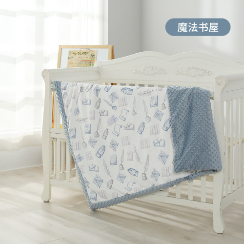 NOOER Baby Cotton Ball Blanket Kindergarten Nap Cover Winter Thick Cotton Ball Cover Dropshipping One Piece