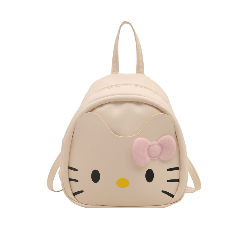 甘くてキュートで多用途なパーソナライズされたカジュアルバックパック女性用ハローキティファッション通勤ニッチシンプルバックパック|undefined
