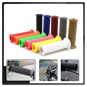 Off-Road Motosikletlər Üçün Vintage Universal TPR Yumşaq Romb Formalı Sükan Qolu