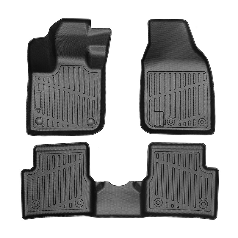 Europa para Fiat 500E 2020 - 2024 eléctrico 3D todo el tiempo material TPE almohadilla de pie de automóvil