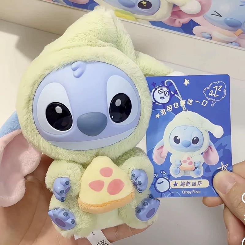 ミニと同じディズニーのスティッチのぬいぐるみ、とても眠くてもビニール製のブラインドボックスペンダントを一口食べたい|undefined