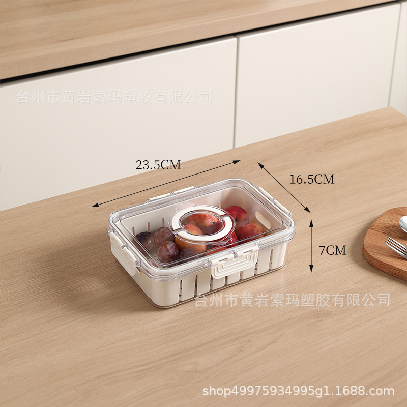 Caja organizadora mágica para almacenamiento, almacenamiento sellado para refrigerador, caja de plástico transparente de calidad alimentaria para el hogar, específica para cocina. image 19