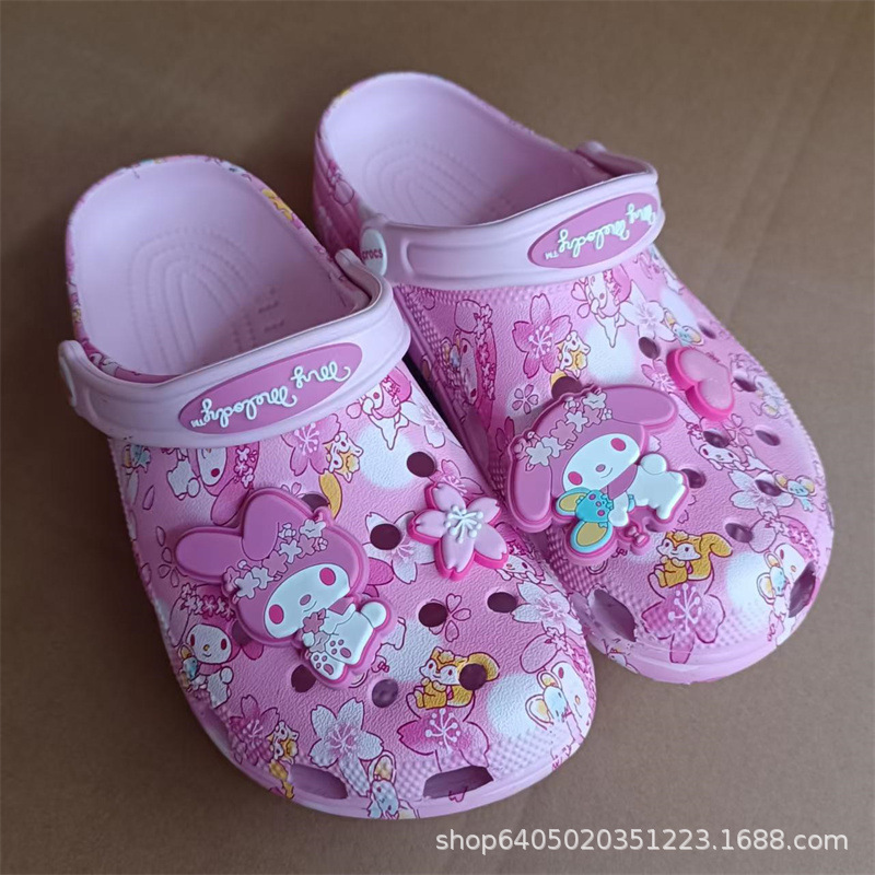 Cross New Melody Croc Shoes Children's Anti-Slip Sandals Women's Casual Cute Cartoon Cross-Border Wholesale Cross New Melody Croc Shoes Children's Anti-Slip Sandals Women's Casual Cute Cartoon Cross-Border Wholesale