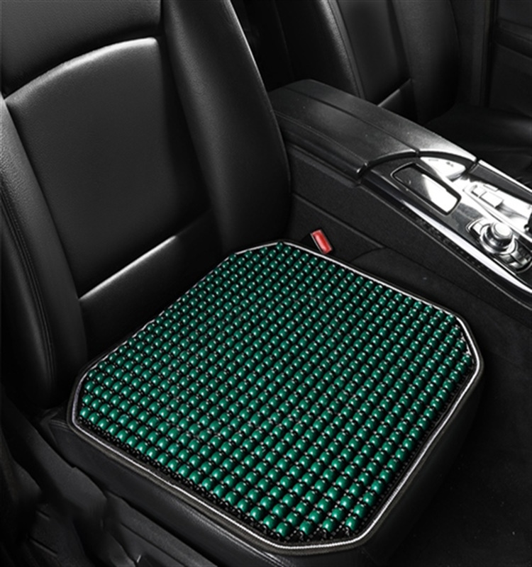 Summer Wooden Bead Cushion Car Seat Cushion Lumbar Support Ventilated Breathable Massage Waist Support Office Seat Back Cushion Lumbar Cushion