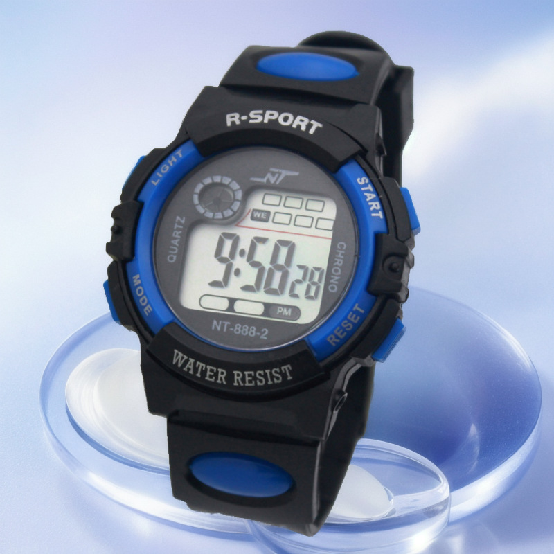 Reloj deportivo reloj electrónico para niños reloj de tendencia deportiva simple regalos promocionales reloj de los niños suministro físico en vivo