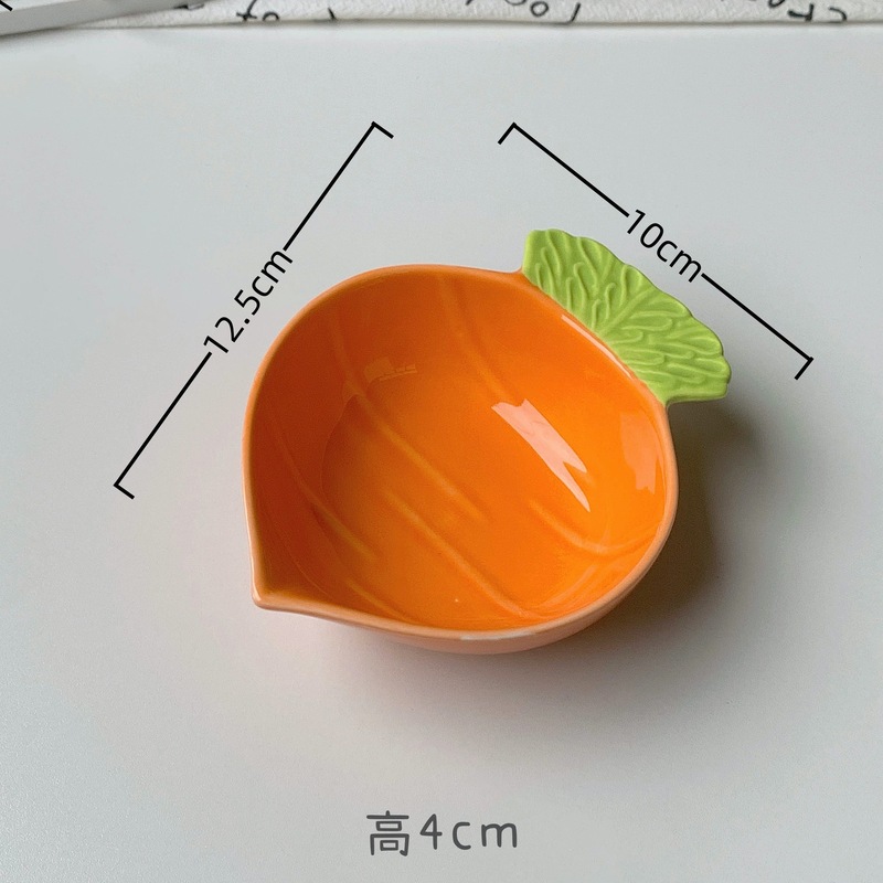 かわいい漫画のセラミック小皿ディップソーサー家庭用スナック皿吐き骨ソーサーソース調味料醤油ソーサー|undefined