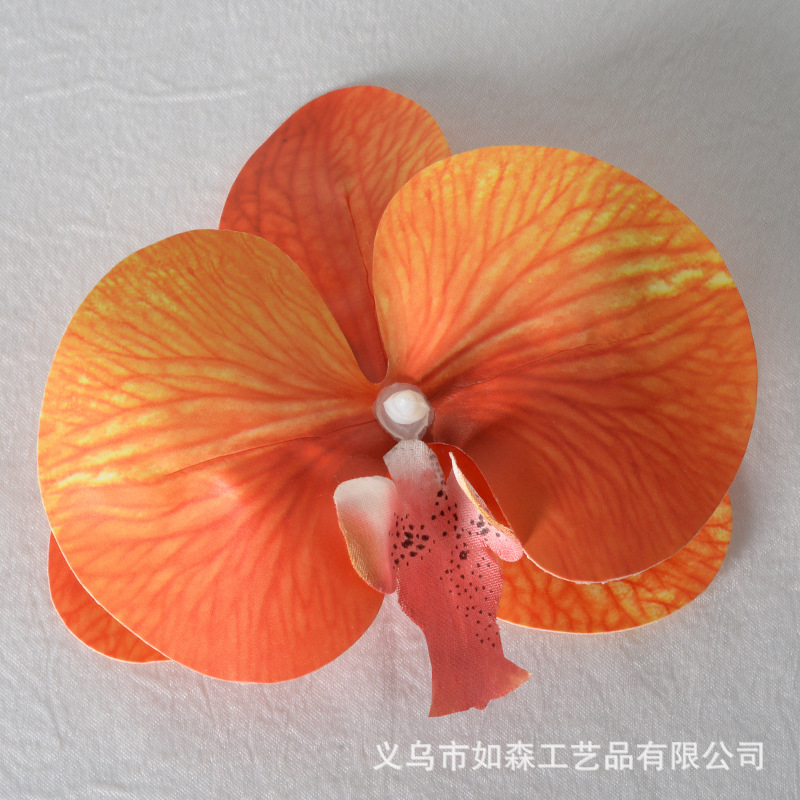 シミュレーションフィルム胡蝶蘭花頭花弁シミュレーション花アクセサリーヘアピンdiy手作りウェディングドレス装飾|undefined
