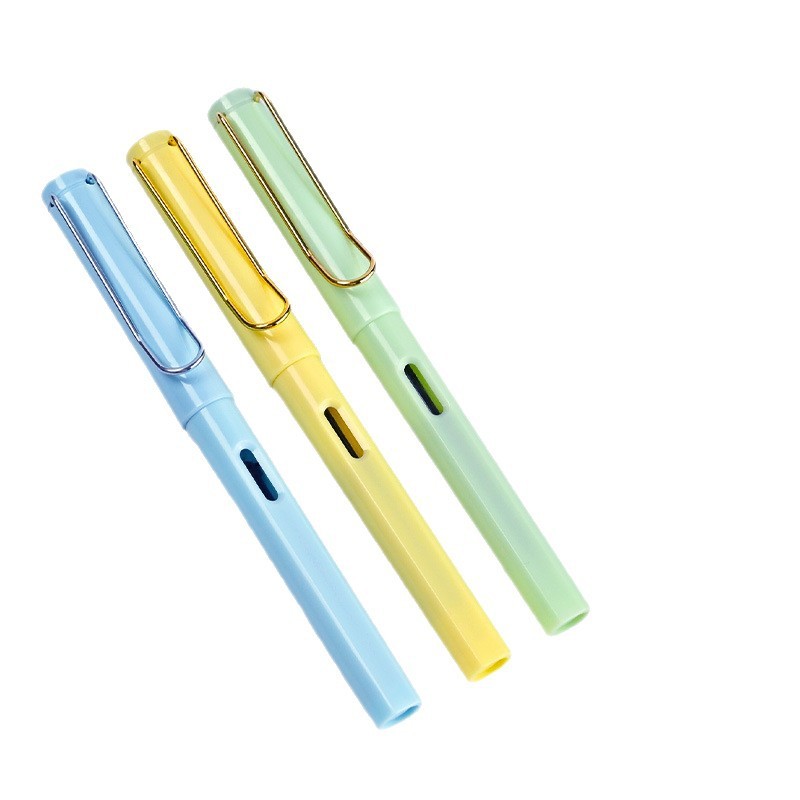 マカロンプラスチック学生ポジティブ姿勢ペン消去可能な書道修正インクバッグインク小学生送信筆記ペン|undefined