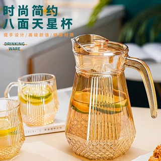 壶玻璃凉水壶瓶大容量泡茶壶加厚家用凉白开水杯水具套装围炉煮茶