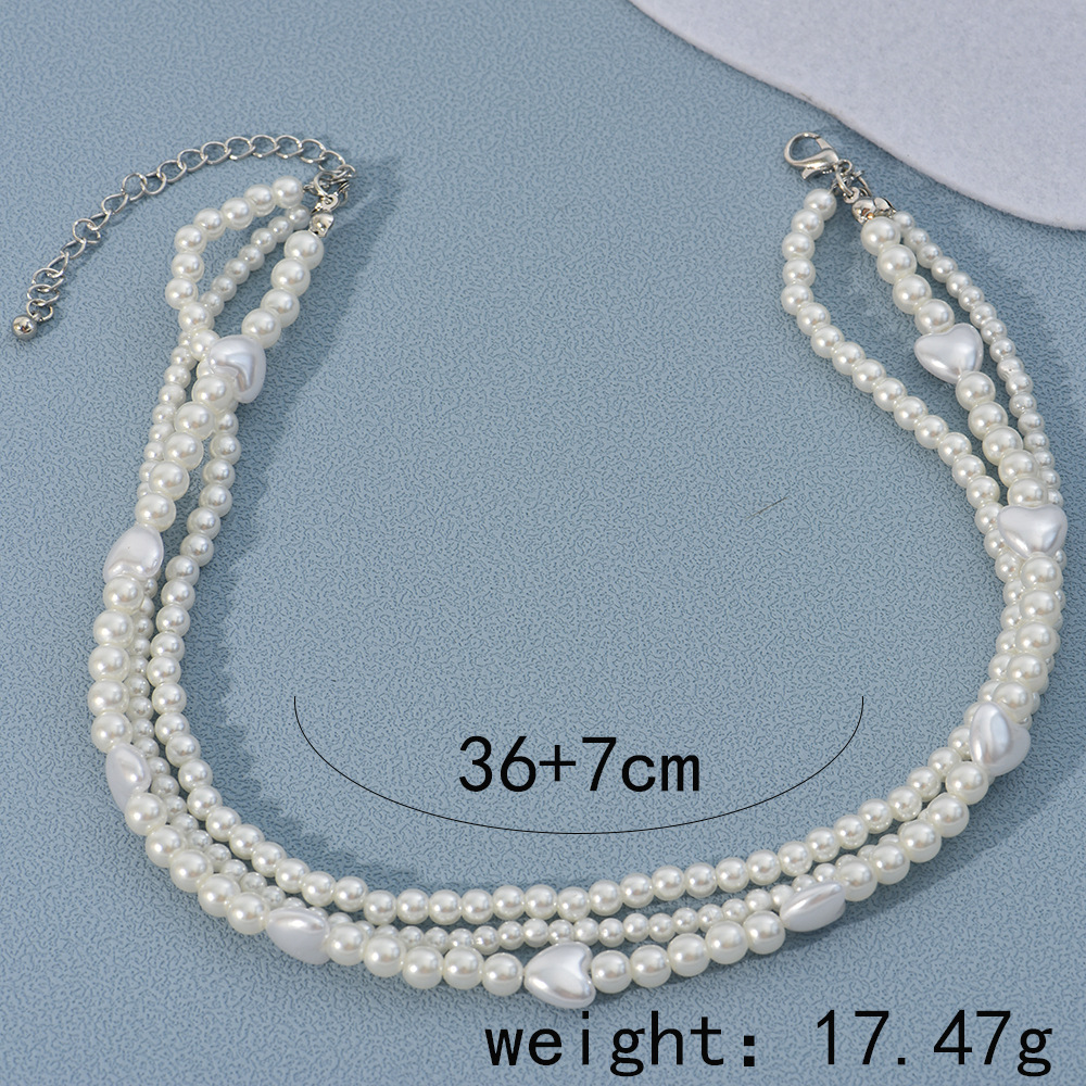 Fashion Geometric Alloy Beaded Womenu0027S Layered Necklaces 1 Piece