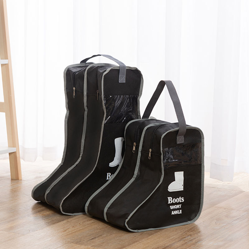 Bolsas de almacenamiento de zapatos no tejidos artefacto hogar a prueba de polvo y a prueba de humedad cubierta de zapatos de nieve con botas bolsa de arranque image 5