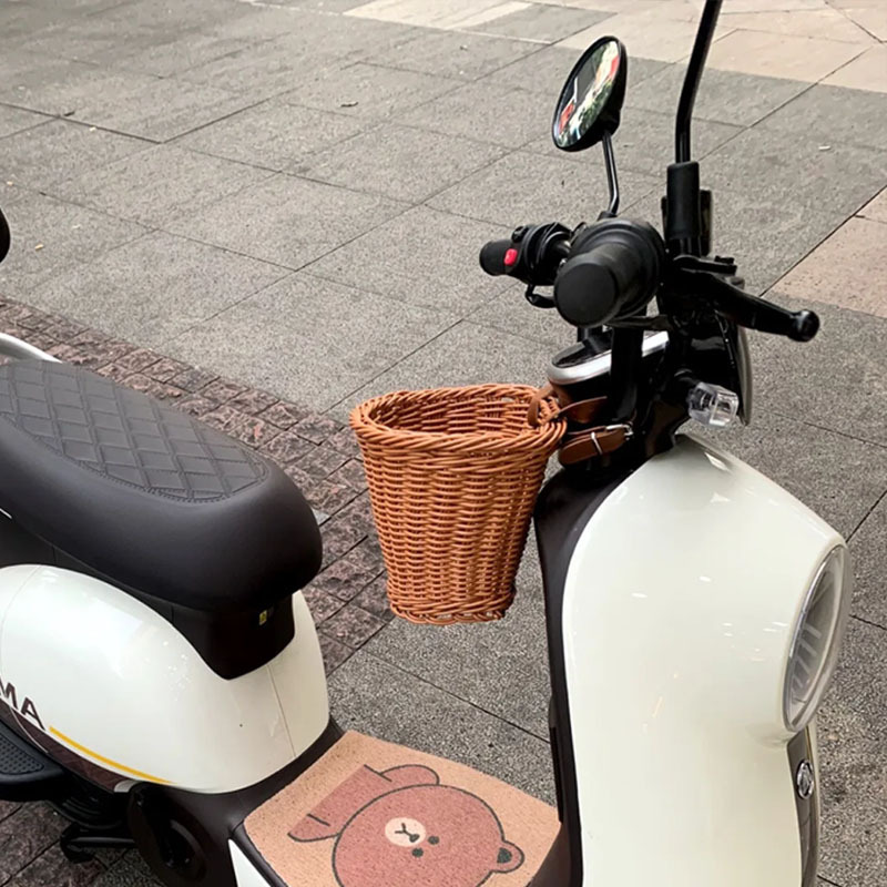 電気自動車バスケットハンギングバッグ、フロントバッグ、ヘルメット用大容量バッグ、Yadi Emma アクセサリー、ユニバーサルバスケット|undefined