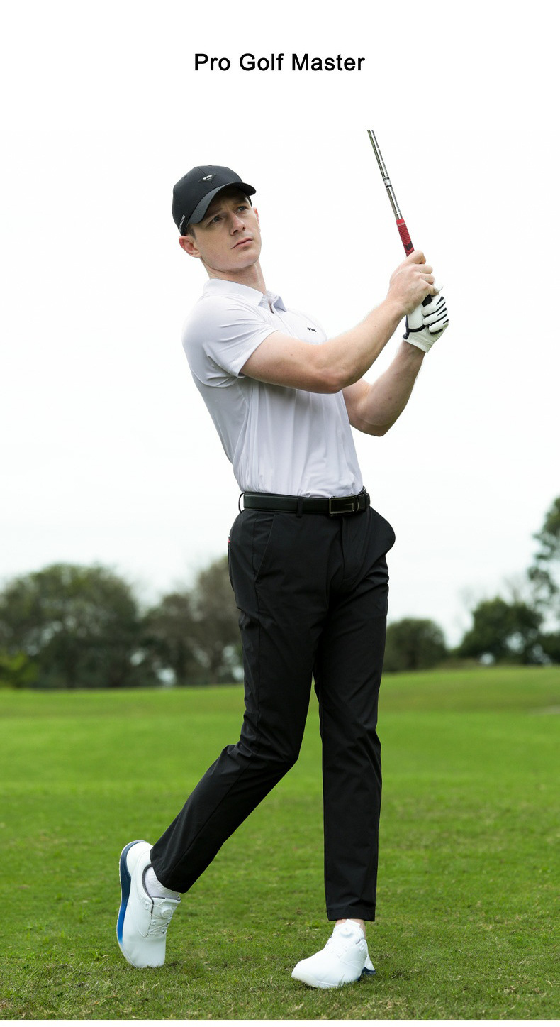 Áo thun golf nam tay ngắn không đối xứng PGM — YF682-Áo màu xanh pha lê băng (tay áo Khâu), YF682-Áo Trắng (khâu tay áo), YF682-Áo phấn hoa anh đào (tay áo Khâu), YF682-Áo đen (khâu tay áo) chi tiết 9