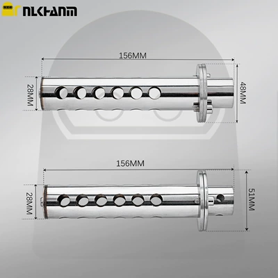 48mm motorcycle modified exhaust: Motorcycle exhaust pipe