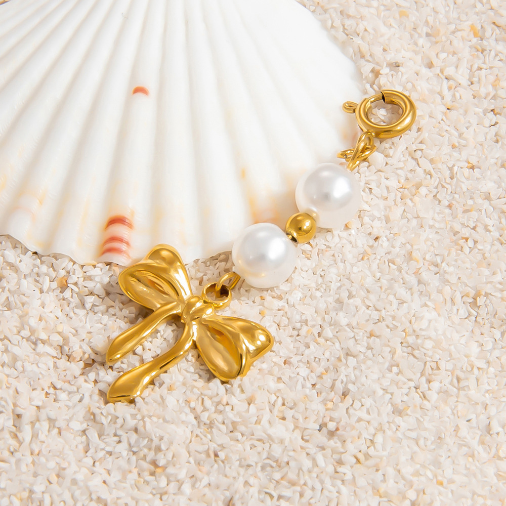 1 Piece 304 Stainless Steel PVD Coated Real Gold Plated Sun Scallop Starfish Polished Pendant Bikini Buckle DIY Ornament Accessories Charm Sleeper Hoop Earrings display picture 11