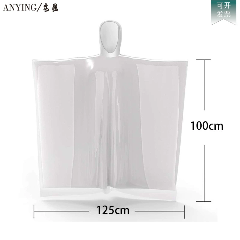 Handheld travel raincoat for hiking, increased thickness