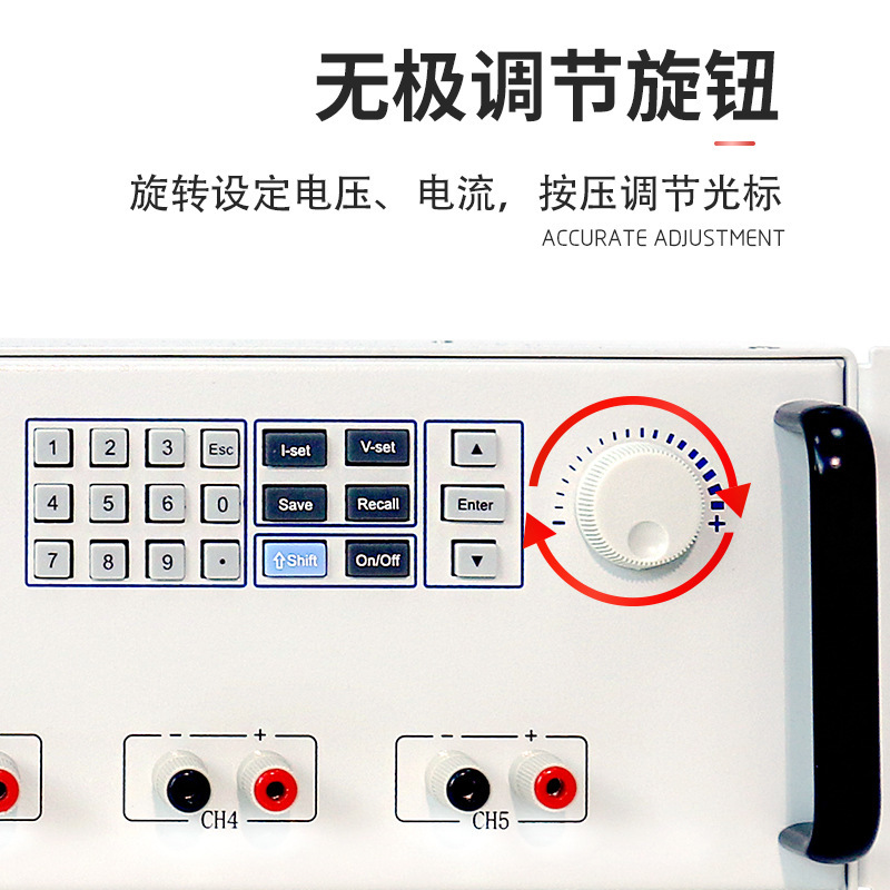 艾维泰科3U/四路，五路可程控直流电源拥有一台可抵多台IV3055P