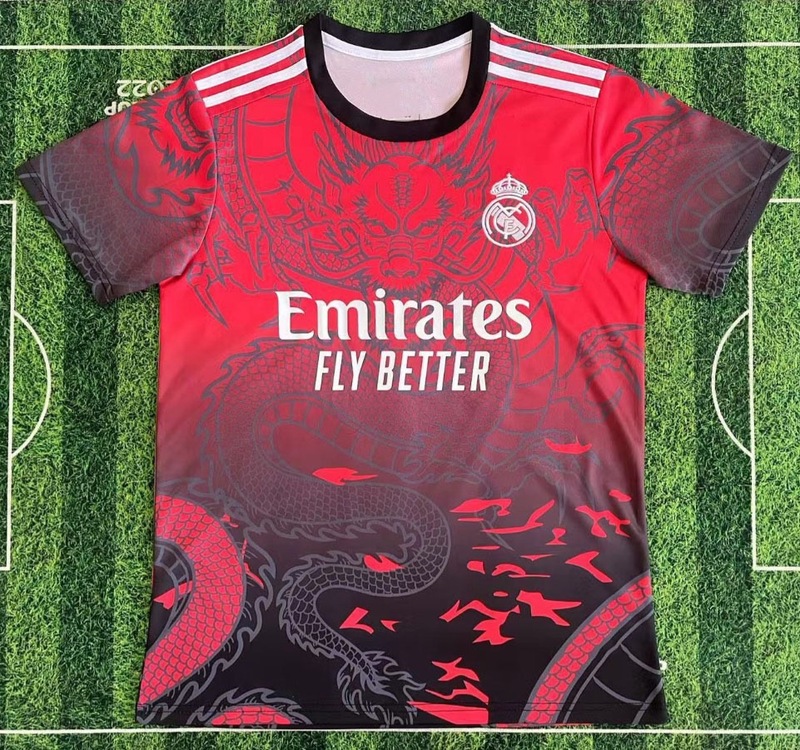 新款足球服2526皇马巴西特别版短袖跨境t恤 Real Madrid足球衣|undefined