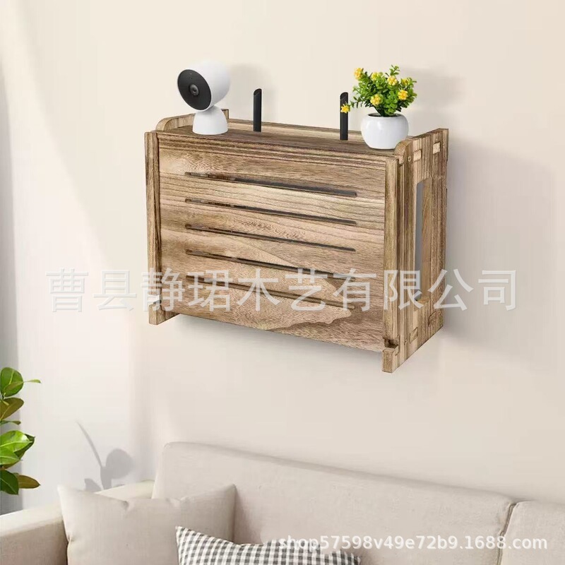 Wooden Wireless Router Storage Box Tv Cabinet Power Strip Cable Organizing Hidden Box Wooden Home Storage Rack Wooden Wireless Router Storage Box Tv Cabinet Power Strip Cable Organizing Hidden Box Wooden Home Storage Rack