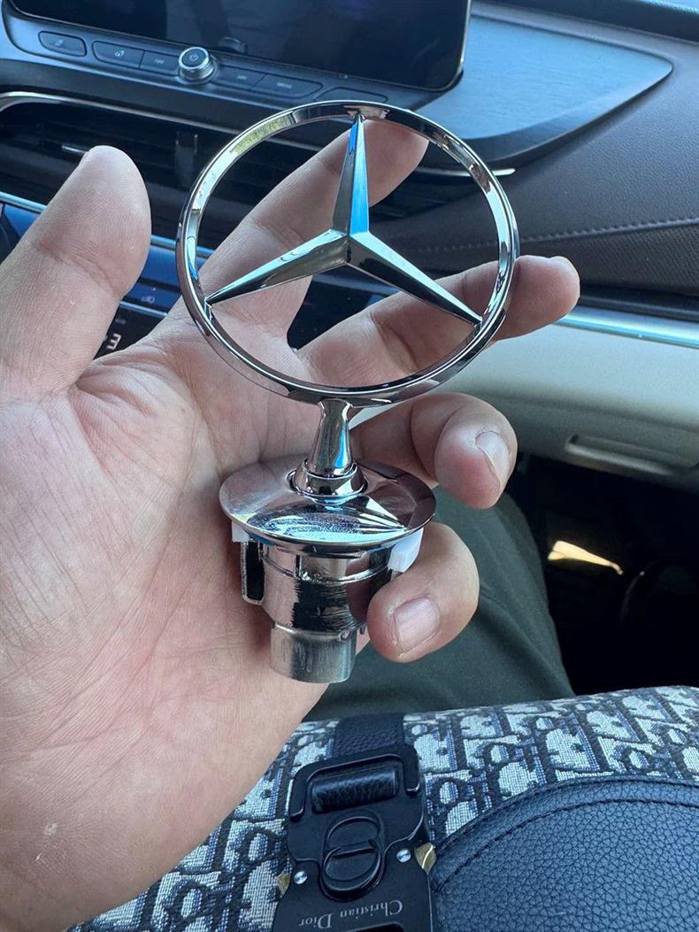 Mercedes-Benz engine hood emblem, C200L, E300L, C260L, S320L, S350 – modified front emblem
